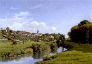A View Of The Village Of Chatillon