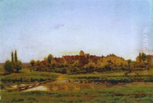 Fezoncourt Le Soir, Vosges by Jean Ferdinand Monchablon