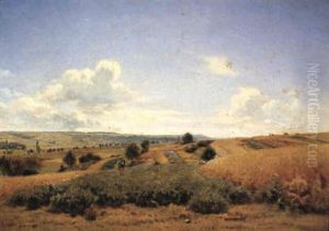 Les Champs De L'abencourt by Jean Ferdinand Monchablon