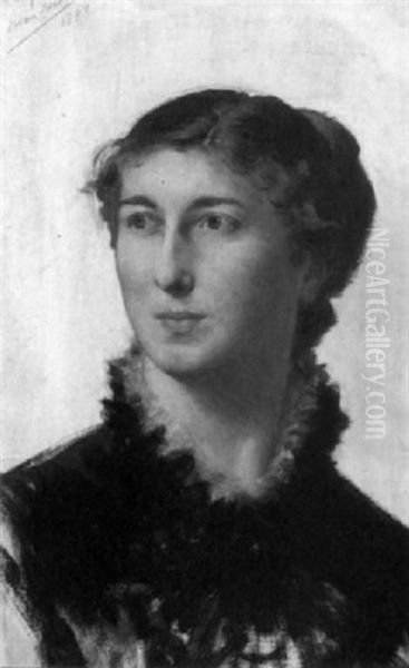 Female Portrait Sketch - view 1