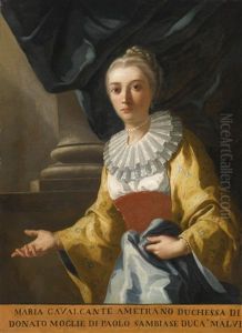 Portrait Of Maria Cavalcanti Ametrano, Duchess Of San Donato (before 1732-1764) Portrait Of Maria Cavalcanti Ametrano, Duchess Of San Donato (before 1732-1764)
