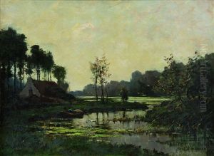 A Farmhouse Near The Waterfront by Frits Mondriaan