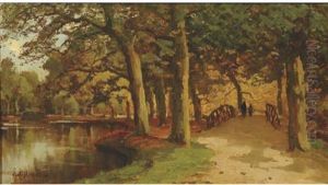 A Pond In A Park by Frits Mondriaan