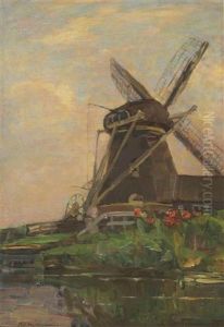 Oostzijdse Mill by Piet Mondrian