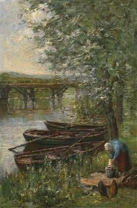 Vinkenbrug Te Dieman (vinken Bridge At Diemen) by Piet Mondrian