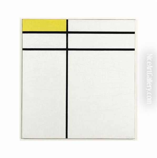 Composition A, With Double Line And Yellow - view 1