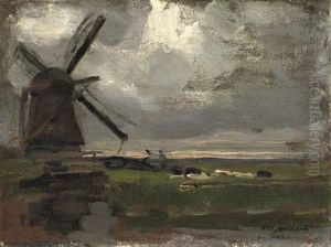 Molen Aan't Gein by Piet Mondrian