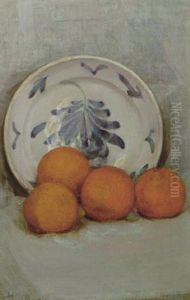 Still Life With Oranges by Piet Mondrian