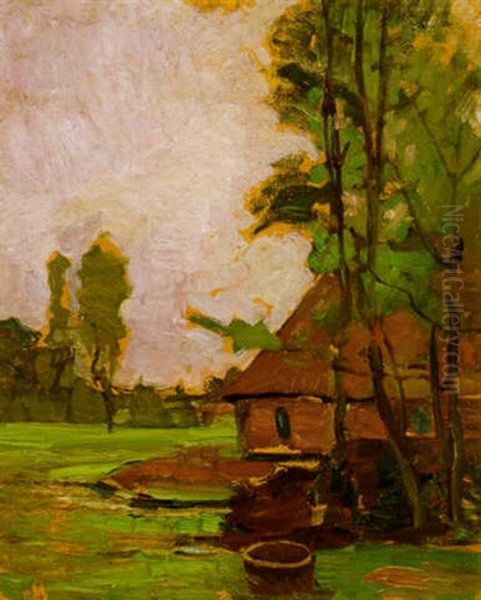 Farmhouse And Well - view 1
