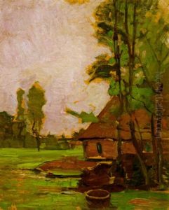 Farmhouse And Well