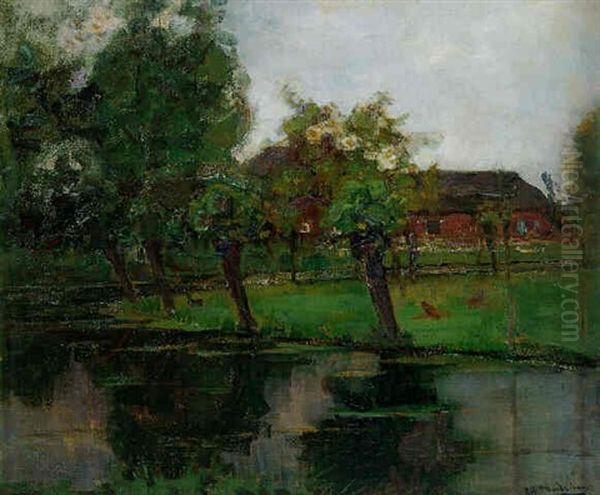 The Gein: Farmhouse With Trees - view 1