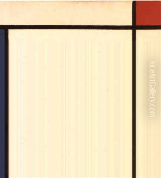 Composition Iii Avec Rouge, Jaune Et Bleu - view 1