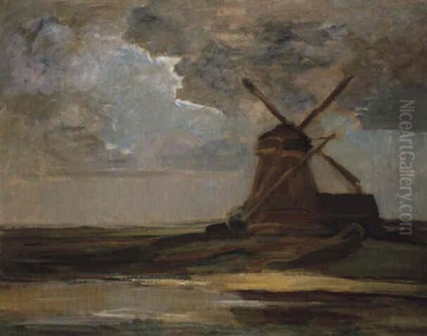 The French Mill On The River Gein - view 1
