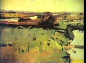 Landscape Nearby The River Gein by Piet Mondrian