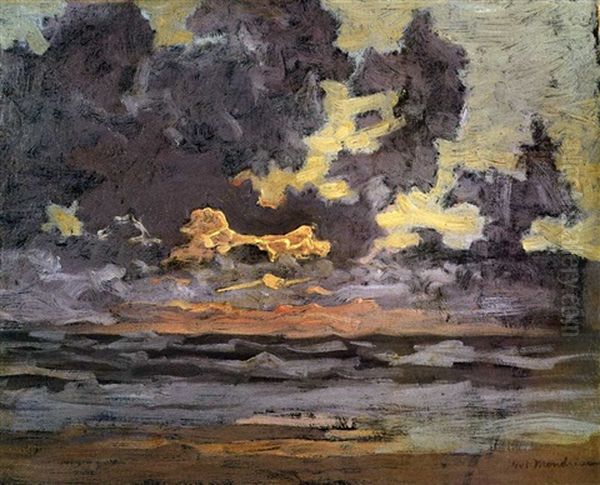 A Landscape At Sunset - view 1