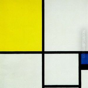 Composition Avec Bleu Et Jaune by Piet Mondrian