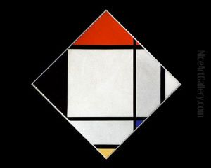 Tableau Losangique Ii by Piet Mondrian