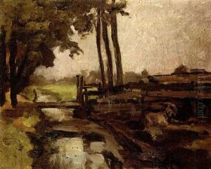 Landscape With A Ditch