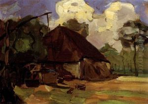 A Farm At Saasveld In Summer