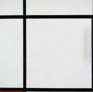 Composition In A Square by Piet Mondrian