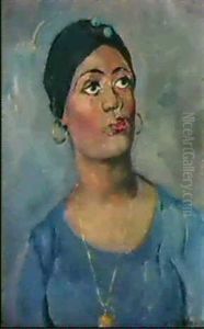 Portrait Of Sibbetje by Piet Mondrian