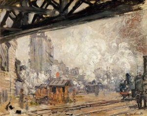 La Gare Saint-lazare, Vue Exterieure