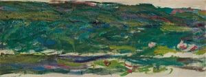 Nympheas (fragment) by Claude Oscar Monet