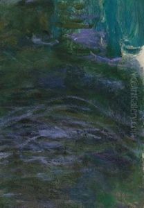 Nympheas (fragment) by Claude Oscar Monet