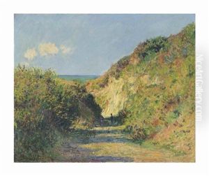 Le Chemin Creux by Claude Oscar Monet