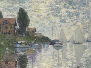 Au Petit-gennevilliers by Claude Oscar Monet