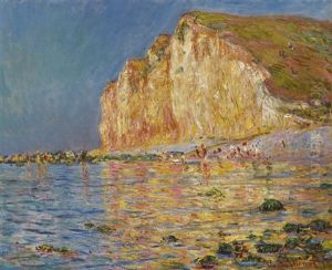 Maree Basse Aux Petites-dalles by Claude Oscar Monet