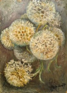 Dandelions by Claude Oscar Monet