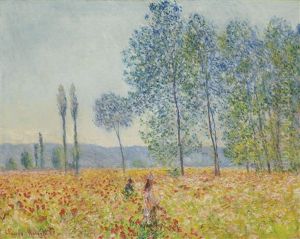 Sous Les Peupliers by Claude Oscar Monet