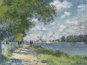 La Seine A Argenteuil by Claude Oscar Monet