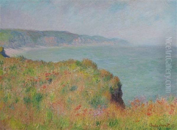 Sur La Falaise A Pourville - view 1