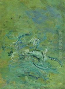 Nympheas (fragment) by Claude Oscar Monet