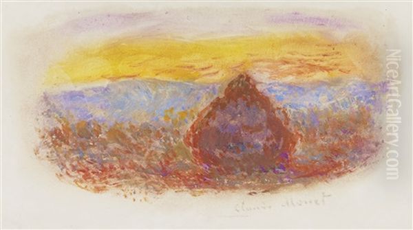 Meule, Soleil Couchant - view 1
