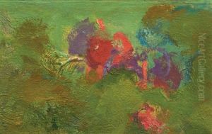 Nympheas (fragment) by Claude Oscar Monet