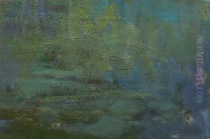 Nympheas (fragment) by Claude Oscar Monet