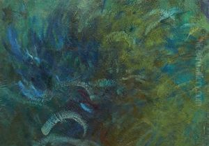 Nympheas (fragment) by Claude Oscar Monet