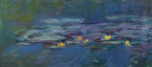 Nympheas (fragment) by Claude Oscar Monet