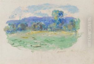 La Seine A Port-villez by Claude Oscar Monet