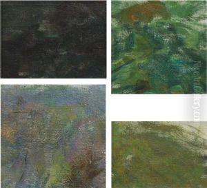 Reflections, Four Fragments Of Nympheas (4 Works)