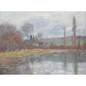 Printemps A Vetheuil by Claude Oscar Monet