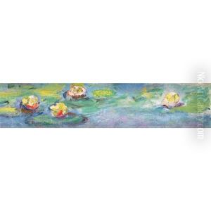 Nympheas (fragment) by Claude Oscar Monet