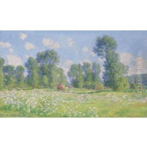 Effet De Printemps A Giverny by Claude Oscar Monet