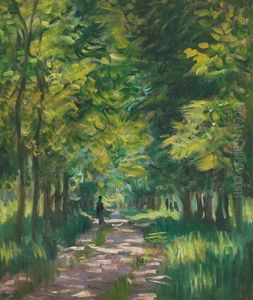 Sous-bois, Effets De Soleil by Claude Oscar Monet