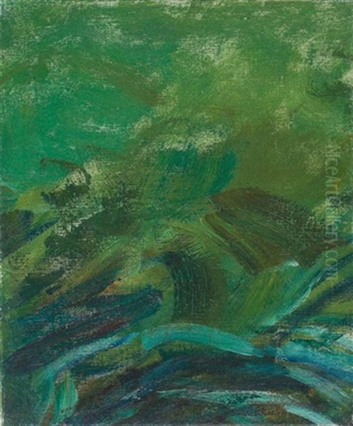 Etude De Nympheas, Vibrations Sur Le Bassin (fragment) - view 1