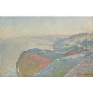 Au Val Saint-nicolas Pres Dieppe, Matin by Claude Oscar Monet
