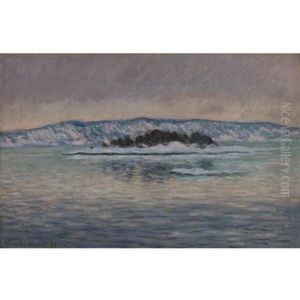 Le Fjord, Pres Christiania by Claude Oscar Monet
